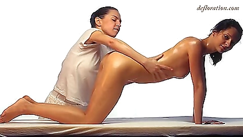 Two black girls with toys