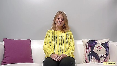 Hot babe fucked by a sexy time