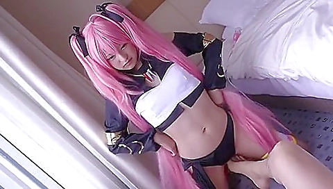 Marria and asian milf in a sexy lingerie