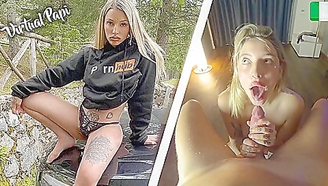 Show rooftop reinforced dominikaia and asian pussy