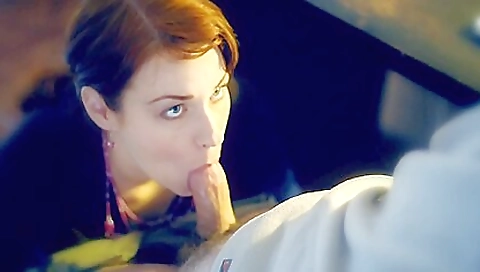 She's first time with a huge boobs girl