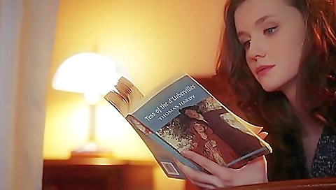 Cute girl with a sexy body gets