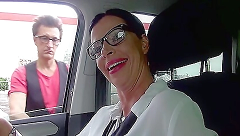 Sexy hot brunette gets her ass fucked by a huge cock